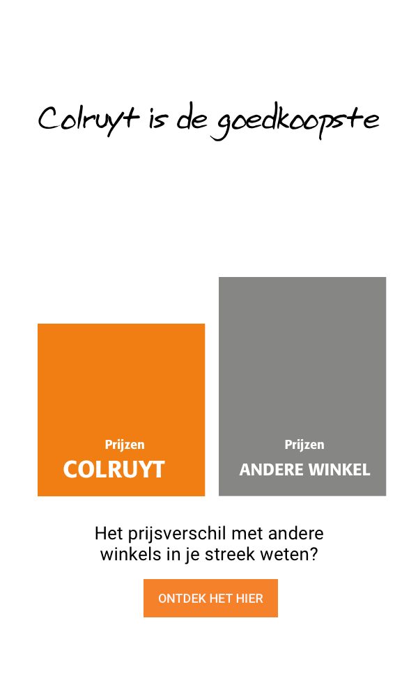 Het prijsverschil met andere winkels in je streek